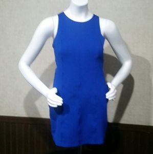 Blue Fitted Stretch Mini Dress by Vibe Size L